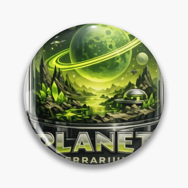 Artikelvorschau, Chrome Neo Deco Planet Terrarium Aliencore Graphic entworfen und verkauft von TheRealTaria.