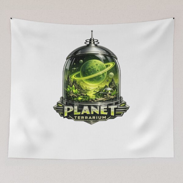 Artikelvorschau, Chrome Neo Deco Planet Terrarium Aliencore Graphic entworfen und verkauft von TheRealTaria.