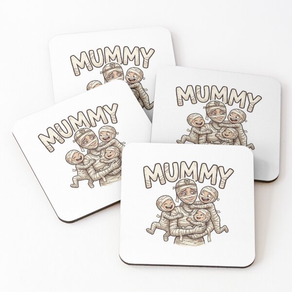 Item preview, Mummy Hugging Her Little Mummies Funny Design designed and sold by Sierodzyna.