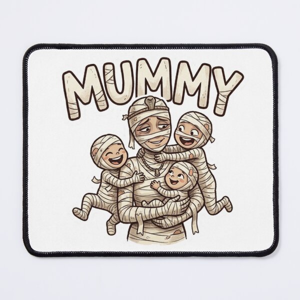 Item preview, Mummy Hugging Her Little Mummies Funny Design designed and sold by Sierodzyna.
