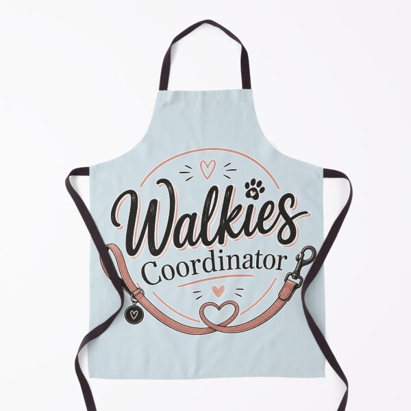Item preview, Walkies Coordinator | Cute Dog Mom/Dad & Dog Walker Typography Design designed and sold by TheStephanieRome.