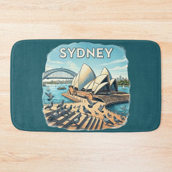 Item preview, Sydney Pigeon Vintage Travel Poster designed and sold by azule1.