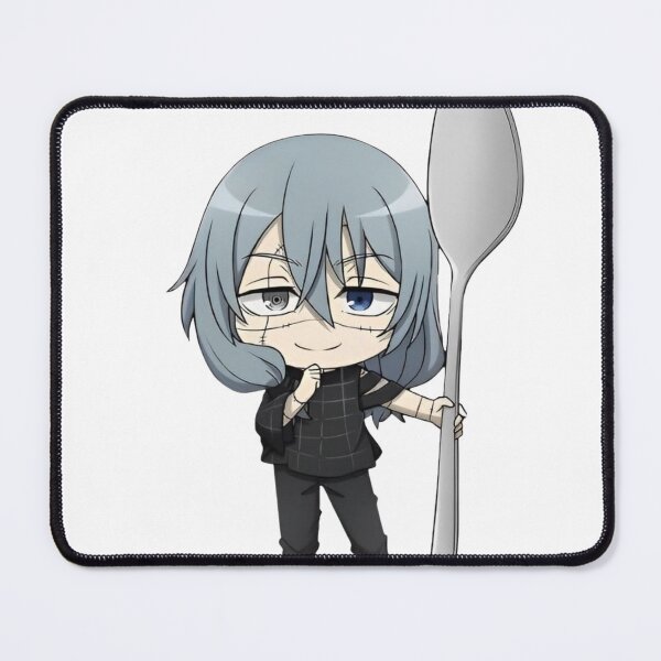 Item preview, Blue Haired Swordswoman in Suit Holding Giant Spoon designed and sold by Snowdog-Art.