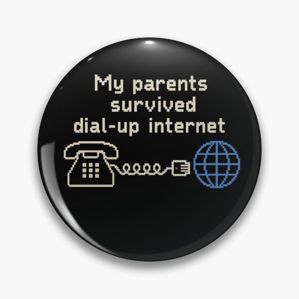 Item preview, My Parents Survived Dial Up Internet Retro Pixel Art designed and sold by GibasVisuals.