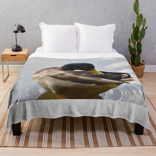 Item preview, Preening Mallard Drake Close Up Portrait designed and sold by Shanguai.