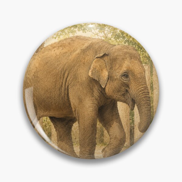 Item preview, Asian Elephant  designed and sold by Forest Owl.