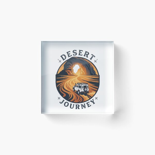 Item preview, Vintage Desert Journey Offroad Adventure Art designed and sold by MarCinu Art.