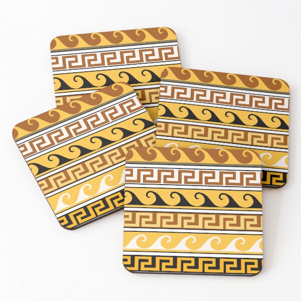 Item preview, Classic Greek Meander Border Pattern designed and sold by OrPolly.