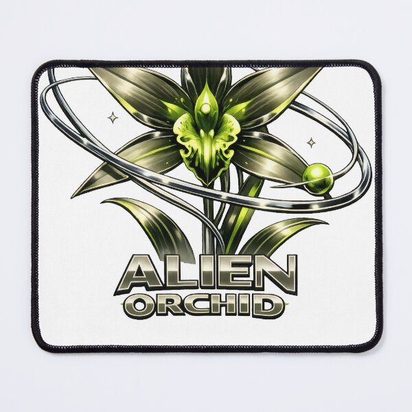 Item preview, Chrome Neo Deco Alien Orchid Aliencore Graphic designed and sold by TheRealTaria.