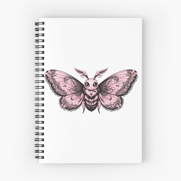 Item preview, Cute Coquette Aesthetic Lace Moth designed and sold by KelliesGrafix.