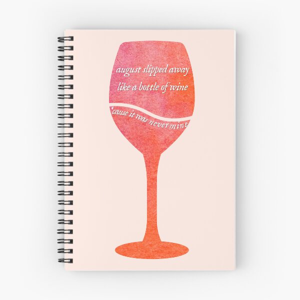 Item preview, 24August slipped away like a bottle (glass) of wine designed and sold by taylorvinyls.