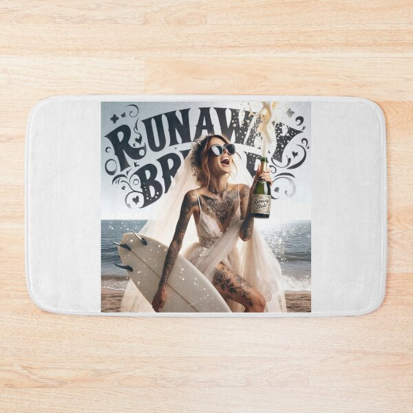 Item preview, Rocker Bride Spraying Champagne designed and sold by Voodoo Store Paranormal Collections.