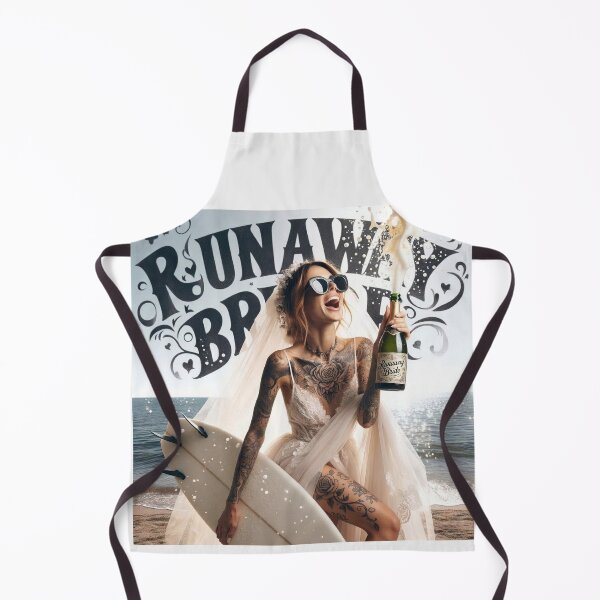 Item preview, Rocker Bride Spraying Champagne designed and sold by Voodoo Store Paranormal Collections.