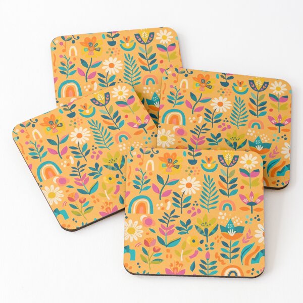 Item preview, Botanical-Rainbow Garden designed and sold by WeaveSphere.