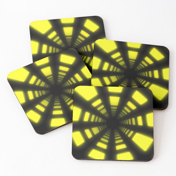 Item preview, Yellow Circular Tunnel & Glowing Lights designed and sold by Electric Shock!! Design.