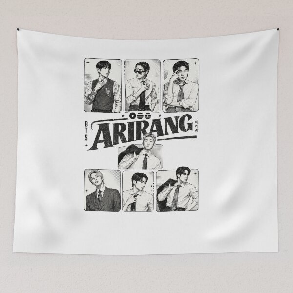 Item preview, BTS Arirang Magazine Shirt, Black White Kpop Member Graphic Tee, Bangtan Vintage Unisex Shirt, Army Gift designed and sold by BerryHand.