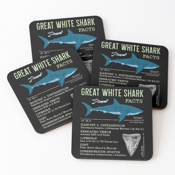 Item preview, Great White Shark Facts designed and sold by rojbskn.