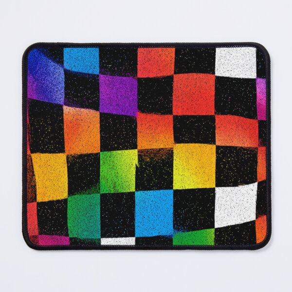 Item preview, Rainbow Abstract Checkerboard 1 designed and sold by W Designs.