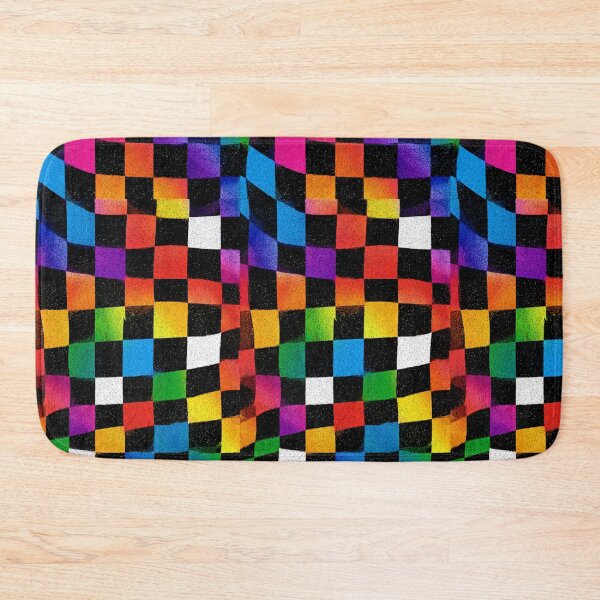 Item preview, Rainbow Abstract Checkerboard 1 designed and sold by W Designs.