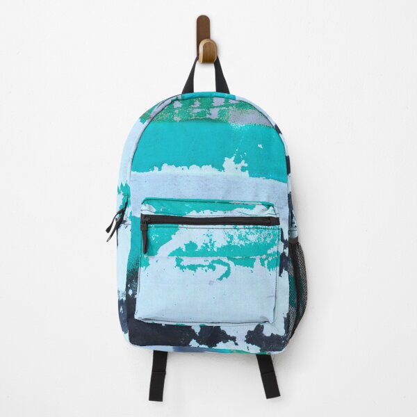 Item preview, Teal Abstract Coastal Texture Painting designed and sold by BuckaBaby.