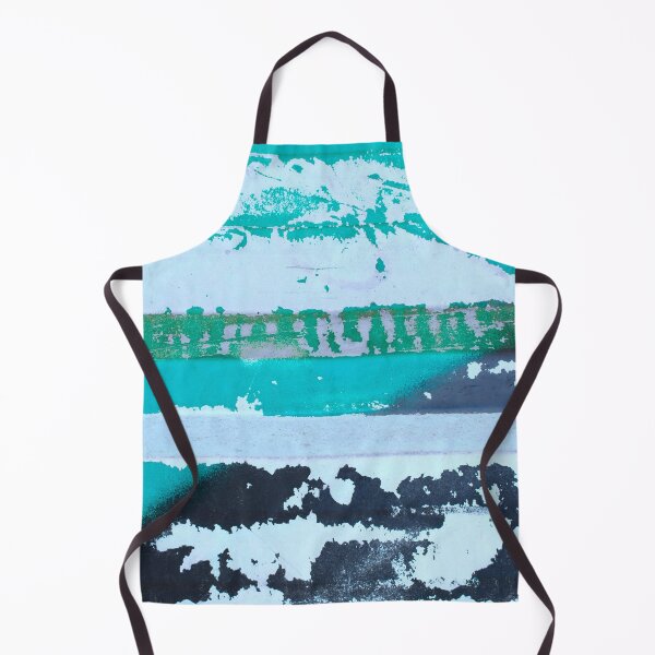 Item preview, Teal Abstract Coastal Texture Painting designed and sold by BuckaBaby.