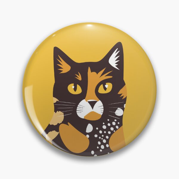 Item preview, Tortoiseshell Cat Portrait designed and sold by IvysCreativityHouse.