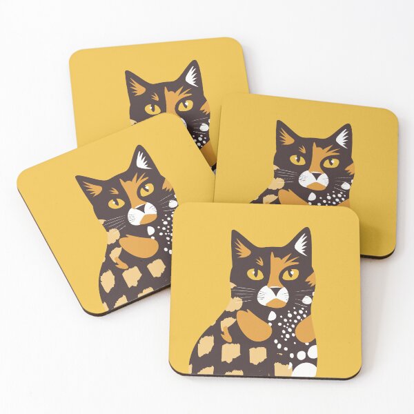 Item preview, Tortoiseshell Cat Portrait designed and sold by IvysCreativityHouse.