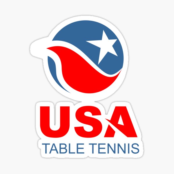 USA Table Tennis Design American Flag Ping Pong Design