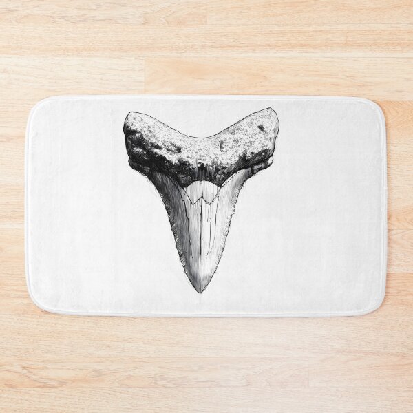 Item preview, Great White Shark Tooth  Ocean Predator Illustration designed and sold by rojbskn.