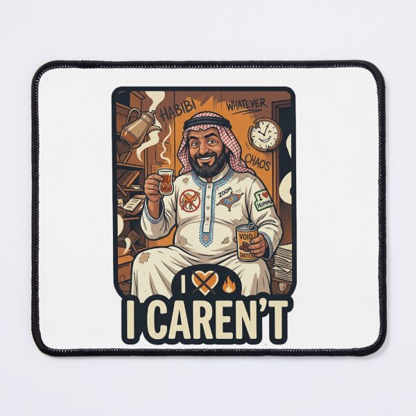 Item preview, I Caren't Inshallah Maybe Funny Sarcastic Design designed and sold by Sierodzyna.