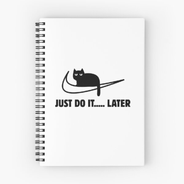 Item preview, Just do it later funny cat designed and sold by TeeStyle.mr.