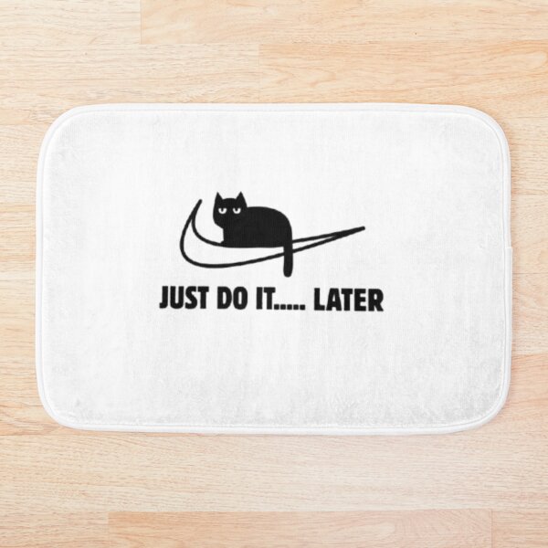 Item preview, Just do it later funny cat designed and sold by TeeStyle.mr.