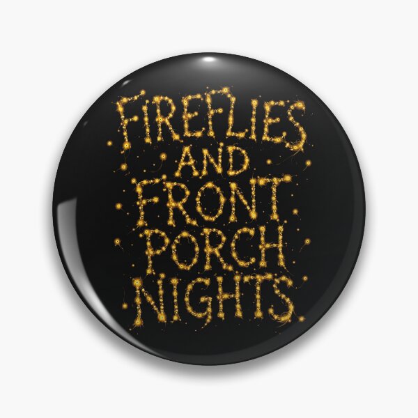 Item preview, Fireflies And Front Porch Nights String Light Dot Typography Summer Nostalgia Gift for Porch Sitters designed and sold by Nightarel.