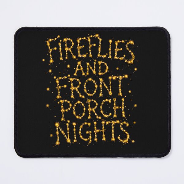 Item preview, Fireflies And Front Porch Nights String Light Dot Typography Summer Nostalgia Gift for Porch Sitters designed and sold by Nightarel.