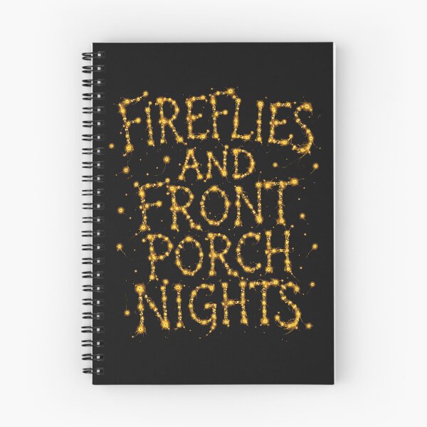 Item preview, Fireflies And Front Porch Nights String Light Dot Typography Summer Nostalgia Gift for Porch Sitters designed and sold by Nightarel.