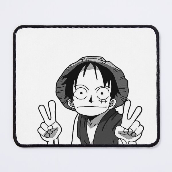 Item preview, Happy Rubber Captain Flashing Double Peace Signs Lineart designed and sold by Snowdog-Art.