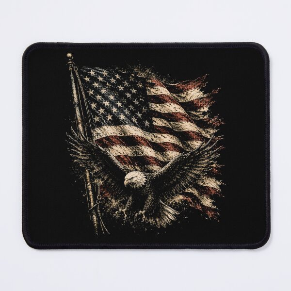 Item preview, Vintage American Usa Flag bald eagle designed and sold by SOUFIANE1991.