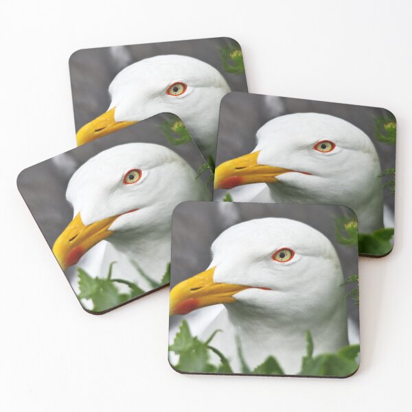 Item preview, Seagull Portrait Among Green Leaves designed and sold by Shanguai.