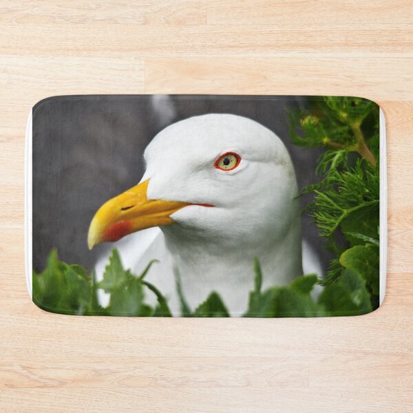 Item preview, Seagull Portrait Among Green Leaves designed and sold by Shanguai.