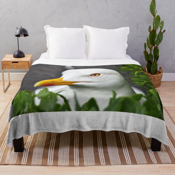 Item preview, Seagull Portrait Among Green Leaves designed and sold by Shanguai.