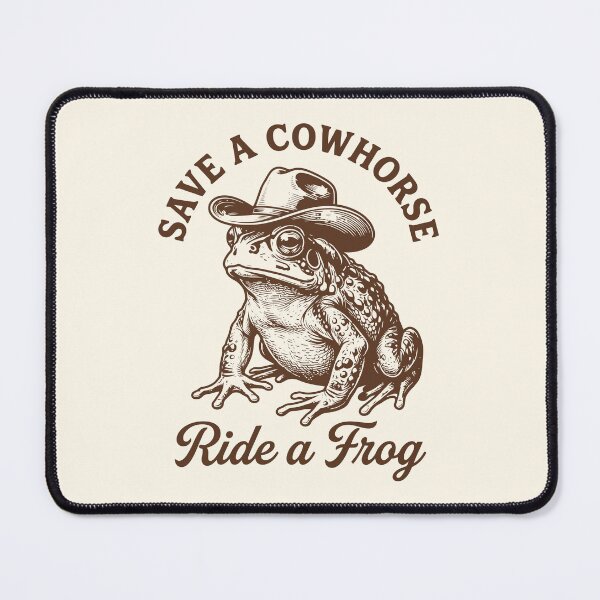 Item preview, Save A Cowhorse Ride A Frog Funny Cowboy Rodeo designed and sold by Y-Vibes.