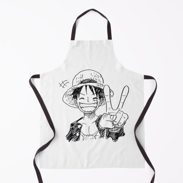 Item preview, Cheerful Straw Hat Boy Smiling with Peace Sign Sketch designed and sold by Snowdog-Art.