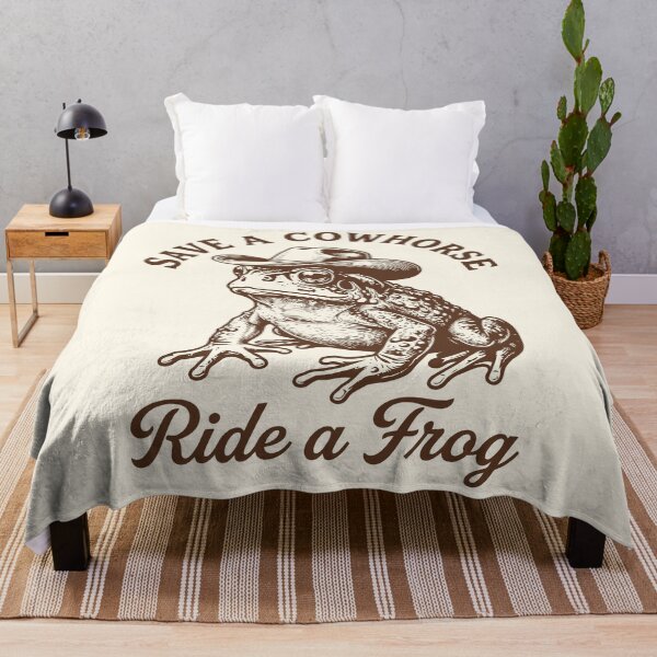 Item preview, Save A Cowhorse Ride A Frog Funny Cowboy Rodeo designed and sold by Y-Vibes.