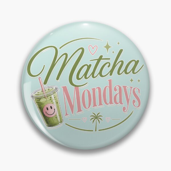 Item preview, Matcha Mondays | Cute Matcha Lover Typography Design for Matcha Fans designed and sold by TheStephanieRome.