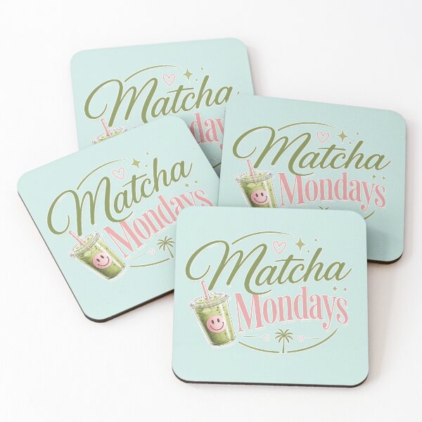 Item preview, Matcha Mondays | Cute Matcha Lover Typography Design for Matcha Fans designed and sold by TheStephanieRome.