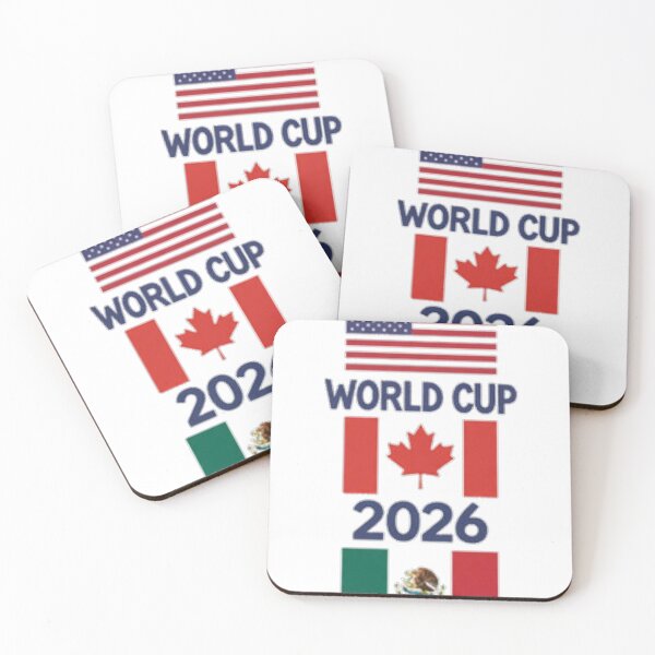 Item preview, World Cup 2026 Usa Canada Mexico Flag designed and sold by Mae Vector.