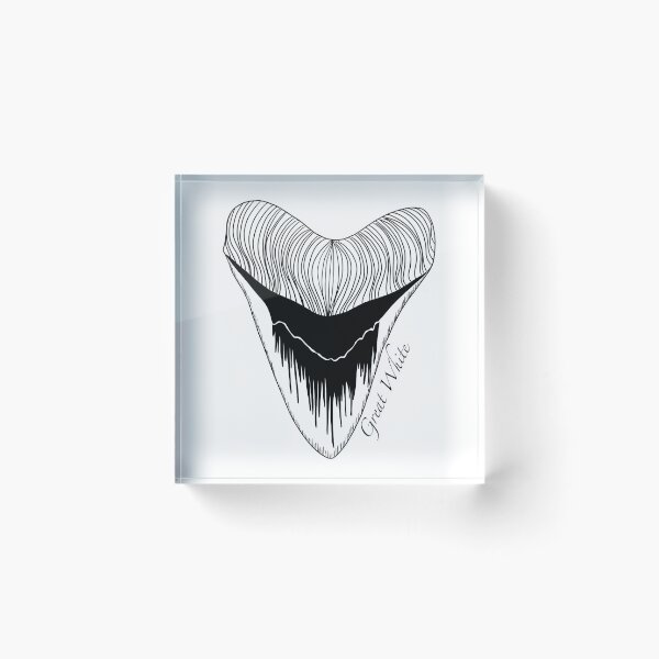 Item preview, Great White Shark Tooth designed and sold by rojbskn.