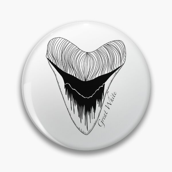 Item preview, Great White Shark Tooth designed and sold by rojbskn.