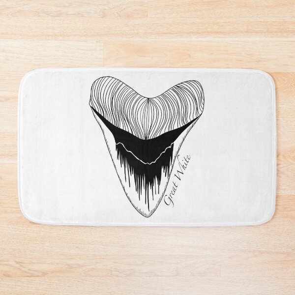 Item preview, Great White Shark Tooth designed and sold by rojbskn.