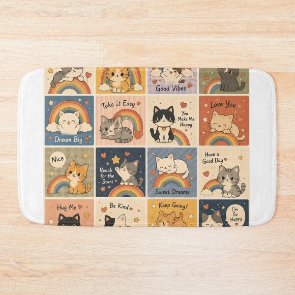 Item preview, Kittens and Rainbow designed and sold by Zeno Zone.
